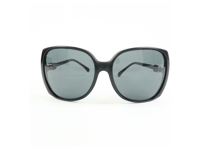 Gafas de sol de plástico CHANEL COCO Mark 61□16 Black 5216-A - vista 3