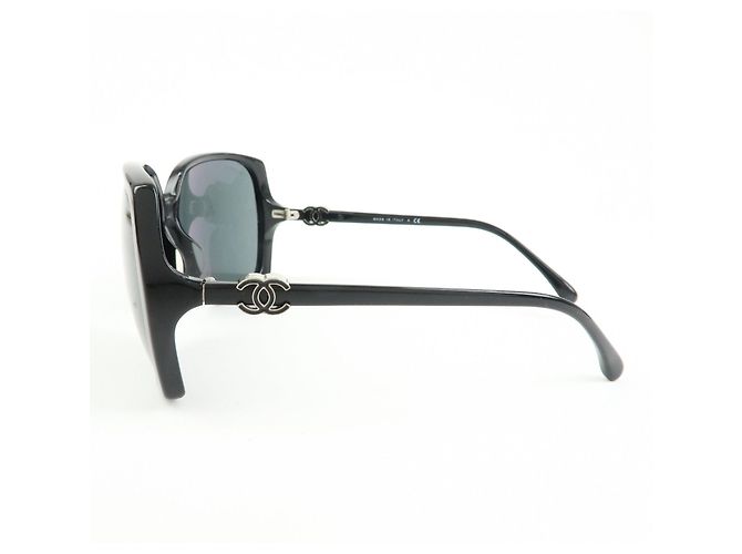 Gafas de sol de plástico CHANEL COCO Mark 61□16 Black 5216-A - vista 5
