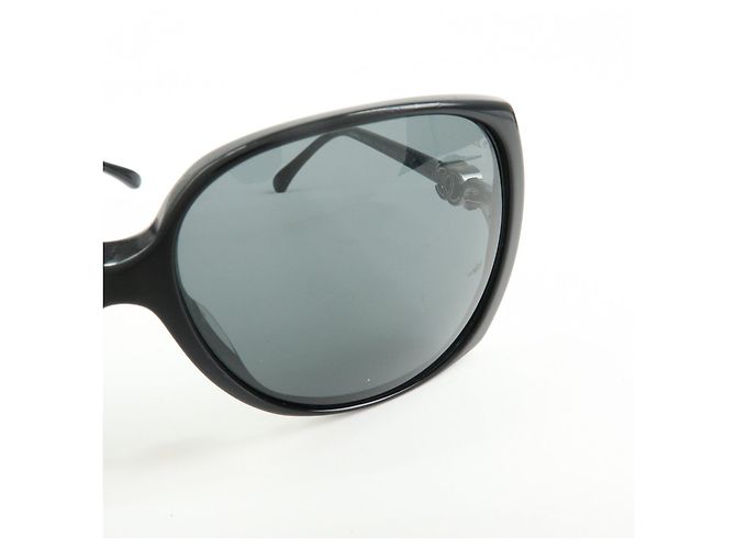 Gafas de sol de plástico CHANEL COCO Mark 61□16 Black 5216-A - vista 9