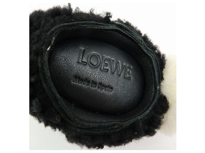 LOEWE Rabbit Münzbeutel aus Leder Schwarz Weiß - Ansicht 19
