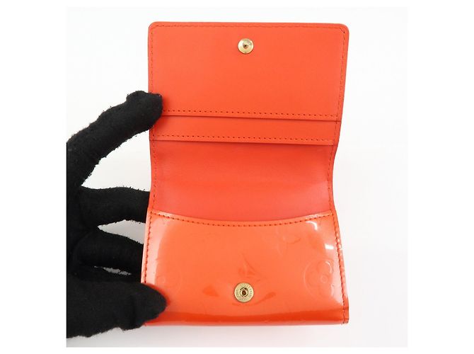 Louis Vuitton Monogram Vernis Leather Ludlow Orange Sunset M93630 - vista 16
