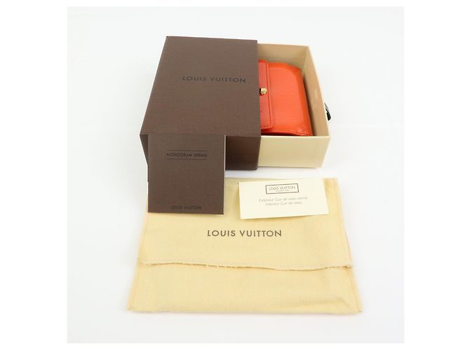 Louis Vuitton Monogram Vernis Leather Ludlow Orange Sunset M93630 - vista 21