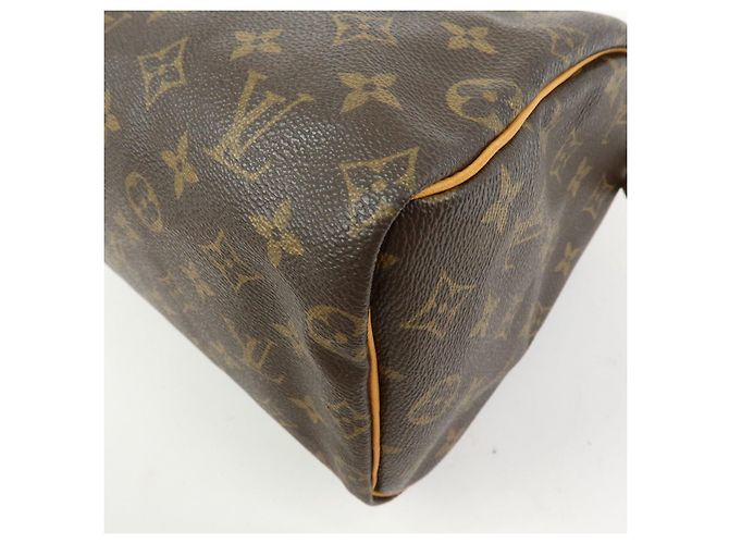 Louis Vuitton Monogram Speedy 25 Boston Bag Hand Bag Brown M41528 - vista 12