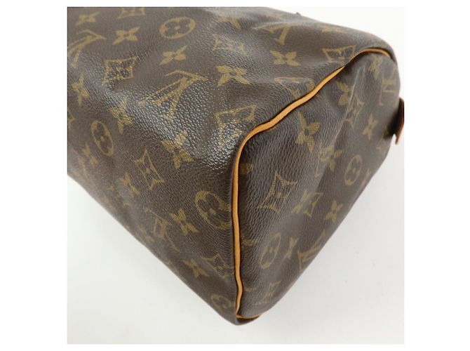 Louis Vuitton Monogram Speedy 25 Boston Bag Hand Bag Brown M41528 - vista 14
