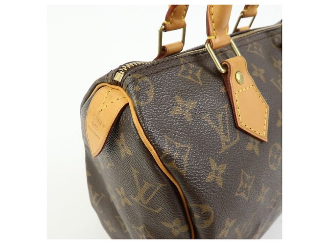 Louis Vuitton Monogram Speedy 25 Boston Bag Hand Bag Brown M41528 - vista 16