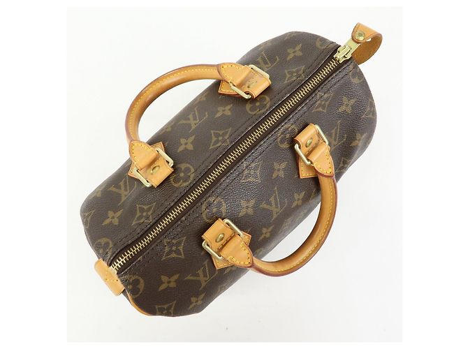 Louis Vuitton Monogram Speedy 25 Boston Bag Hand Bag Brown M41528 - vista 17