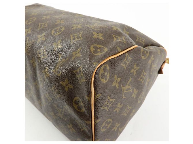 Louis Vuitton Monogram Speedy 35 Boston Bag Hand Bag Brown M41524 - vista 13