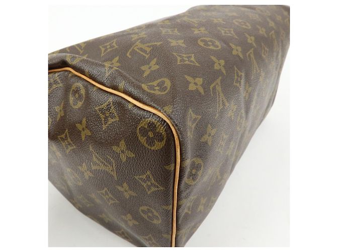 Louis Vuitton Monogram Speedy 35 Boston Bag Hand Bag Brown M41524 - vista 14