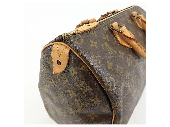 Louis Vuitton Monogram Speedy 35 Boston Bag Hand Bag Brown M41524 - vista 15