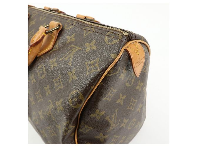 Louis Vuitton Monogram Speedy 35 Boston Bag Hand Bag Brown M41524 - vista 16