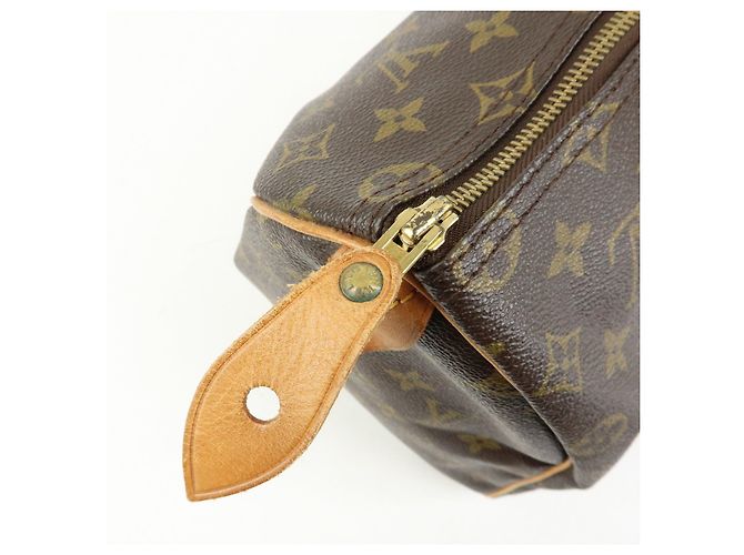Louis Vuitton Monogram Speedy 35 Boston Bag Hand Bag Brown M41524 - vista 17
