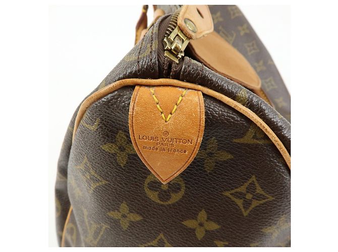 Louis Vuitton Monogram Speedy 35 Boston Bag Hand Bag Brown M41524 - vista 23