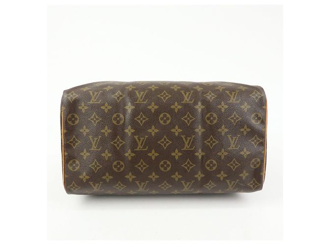 Louis Vuitton Monogram Speedy 35 Boston Bag Hand Bag Brown M41524 - vista 5
