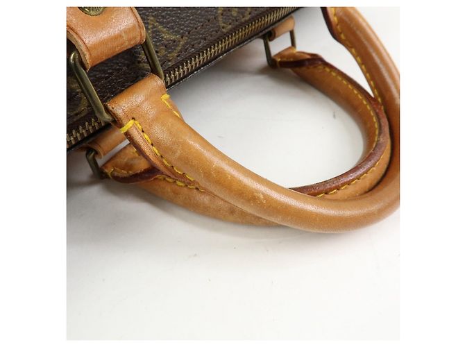 Louis Vuitton Monogram Speedy 35 Boston Bag Hand Bag Brown M41524 - vista 8