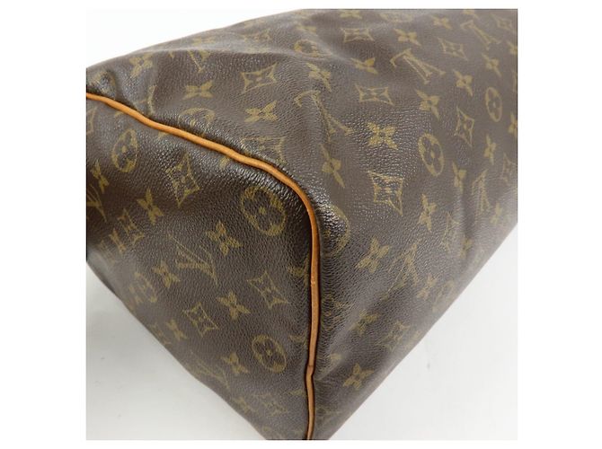 Louis Vuitton Monogram Speedy 40 Borsa a Mano Borsa Boston Marrone M41522 - vista 12
