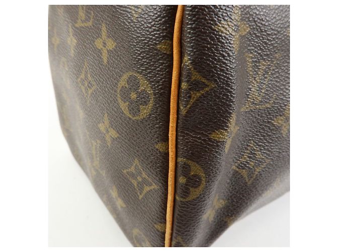 Louis Vuitton Monogram Speedy 40 Borsa a Mano Borsa Boston Marrone M41522 - vista 13