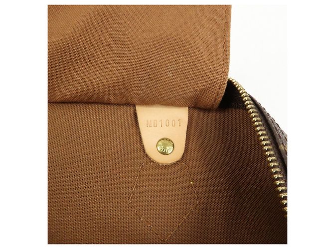 Louis Vuitton Monogram Speedy 40 Borsa a Mano Borsa Boston Marrone M41522 - vista 24