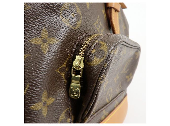 Zaino Louis Vuitton Monogram Montsouris MM Brown M51136 - vista 15