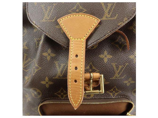 Zaino Louis Vuitton Monogram Montsouris MM Brown M51136 - vista 17