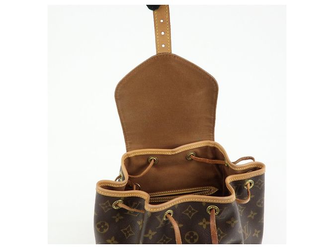 Zaino Louis Vuitton Monogram Montsouris MM Brown M51136 - vista 18