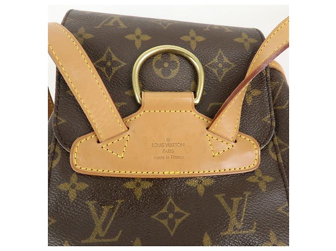 Zaino Louis Vuitton Monogram Montsouris MM Brown M51136 - vista 23
