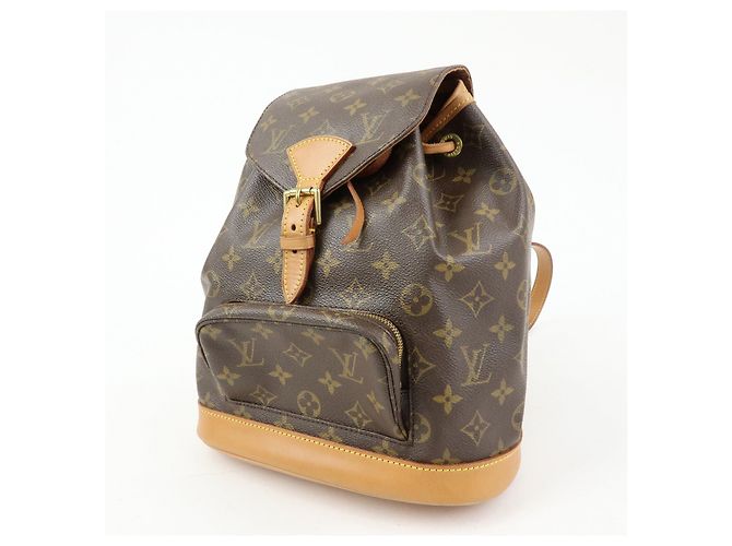Zaino Louis Vuitton Monogram Montsouris MM Brown M51136 - vista 3