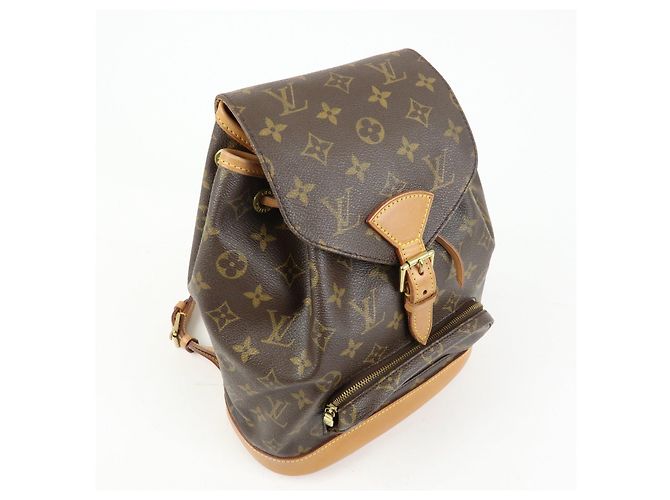 Zaino Louis Vuitton Monogram Montsouris MM Brown M51136 - vista 4