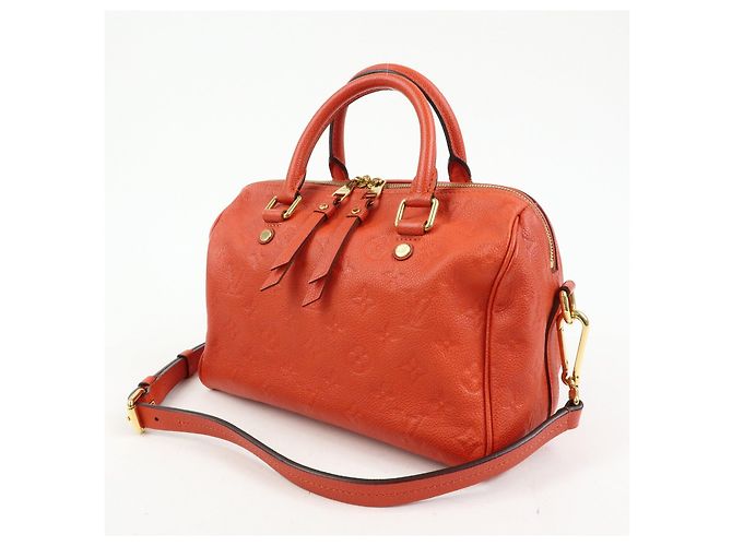 Louis Vuitton Monogram Empreinte Speedy Bandouliere 25 M40758 - vista 3