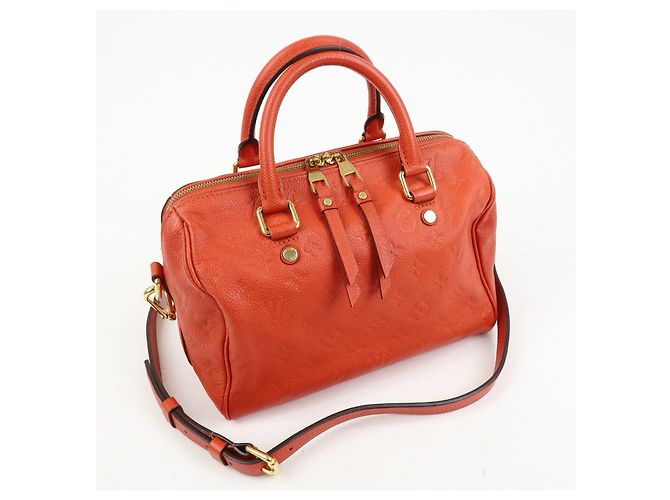 Louis Vuitton Monogram Empreinte Speedy Bandouliere 25 M40758 - vista 4