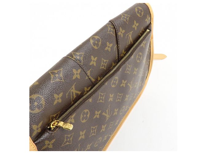 Borsa a Tracolla Louis Vuitton Monogram Menilmontant MM Marrone M40473 - vista 17