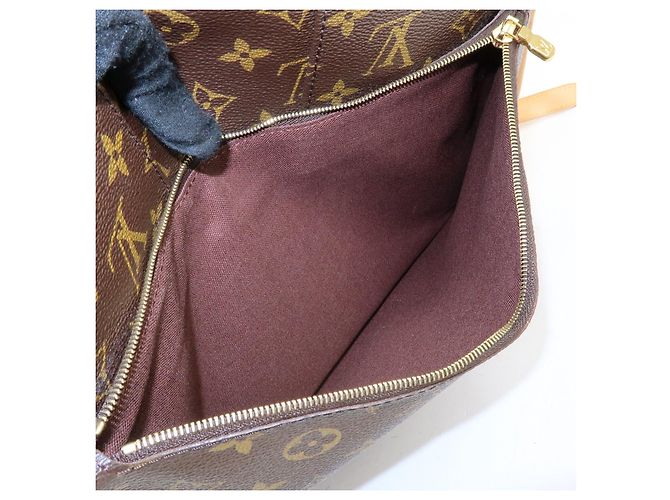 Borsa a Tracolla Louis Vuitton Monogram Menilmontant MM Marrone M40473 - vista 18