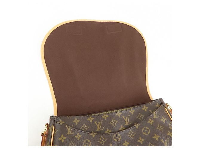Borsa a Tracolla Louis Vuitton Monogram Menilmontant MM Marrone M40473 - vista 19