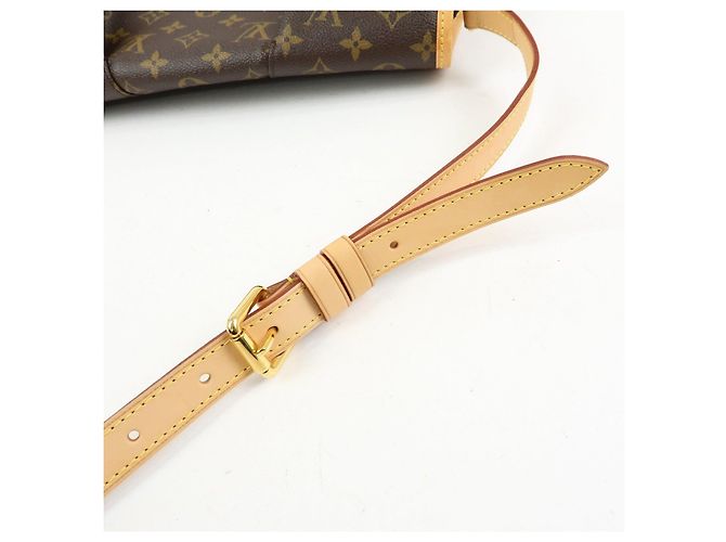 Borsa a Tracolla Louis Vuitton Monogram Menilmontant MM Marrone M40473 - vista 8