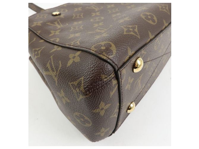 Louis Vuitton Monogram Montaigne BB Borsa 2Way Borsa a Mano Brown M41055 - vista 13