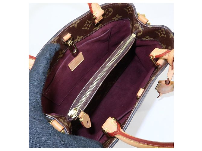 Louis Vuitton Monogram Montaigne BB Borsa 2Way Borsa a Mano Brown M41055 - vista 20