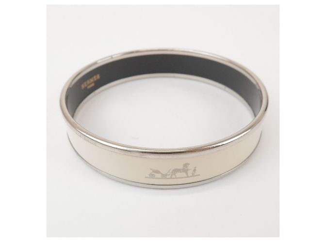 Hermès Bracciale HERMES Email MM Placcato Avorio Argento - vista 2