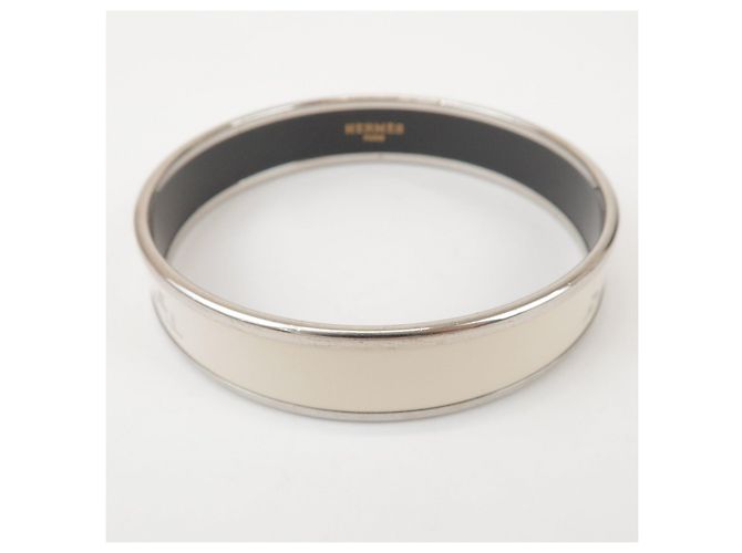 Hermès Bracciale HERMES Email MM Placcato Avorio Argento - vista 3