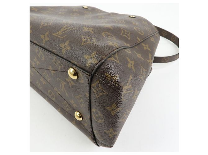 Louis Vuitton Monogram Montaigne MM 2Way Bag Hand Bag Brown M41056 - vista 13