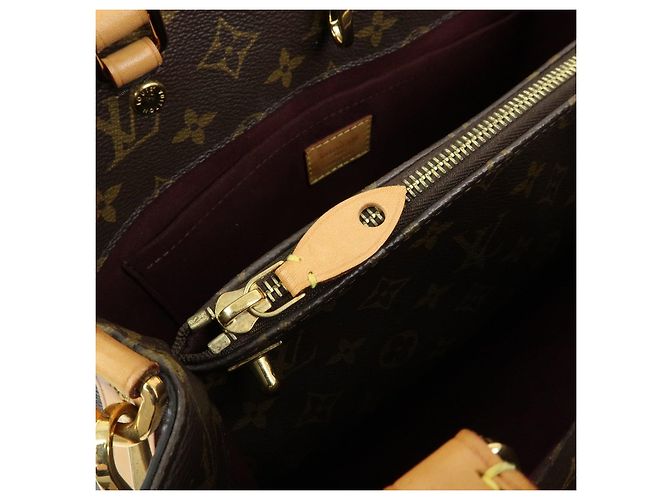 Louis Vuitton Monogram Montaigne MM 2Way Bag Hand Bag Brown M41056 - vista 20