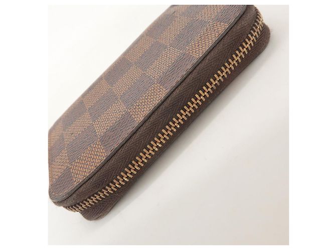 Louis Vuitton Damier Canvas Zippy Coin Case Wallet Brown N63070 - vista 14