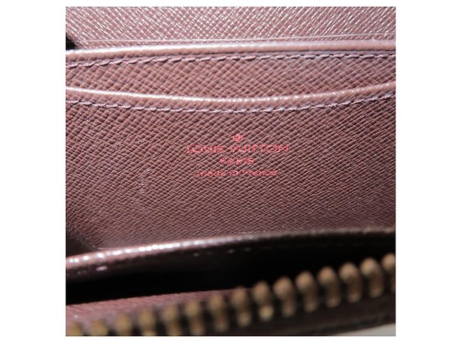 Louis Vuitton Damier Canvas Zippy Coin Case Wallet Brown N63070 - vista 21