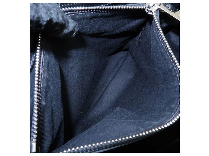 Céline Borsa Tote e Borsa a Mano CELINE C Macadam in pelle scamosciata Nero - vista 20