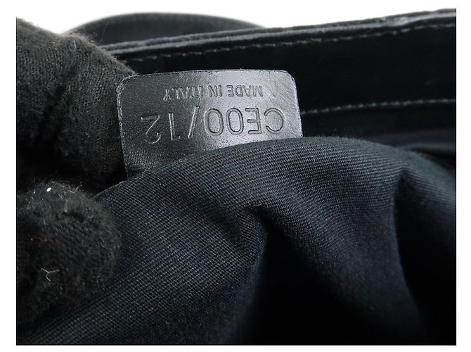 Céline Borsa Tote e Borsa a Mano CELINE C Macadam in pelle scamosciata Nero - vista 24