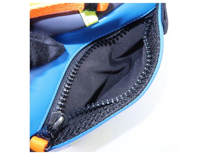 COACH Edge L-Pack Borsa a Vita in Pelle Borsa a Tracolla Blue Black - vista 14