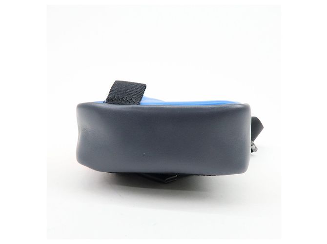 COACH Edge L-Pack Borsa a Vita in Pelle Borsa a Tracolla Blue Black - vista 5