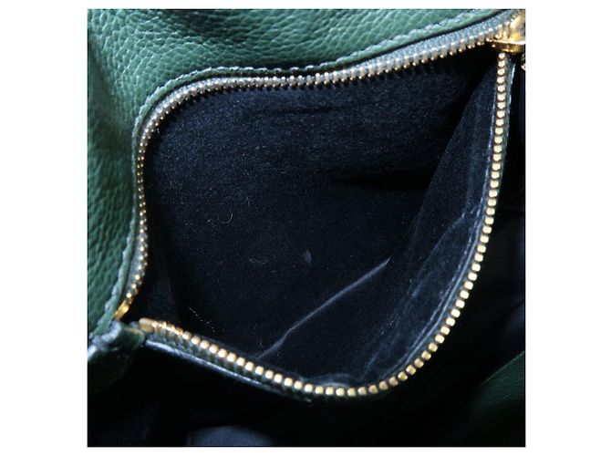Borsa a tracolla Miu Miu in pelle Madras Verde Scuro RT0638 - vista 21