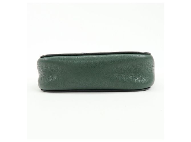 Borsa a tracolla Miu Miu in pelle Madras Verde Scuro RT0638 - vista 5