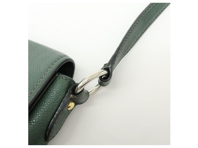 Borsa a tracolla Miu Miu in pelle Madras Verde Scuro RT0638 - vista 8