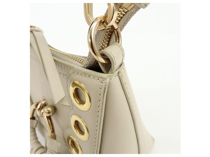 Chloé Borsa a mano e pochette Joan in pelle See By Chloe Beige - vista 14