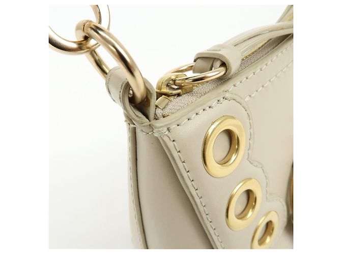 Chloé Borsa a mano e pochette Joan in pelle See By Chloe Beige - vista 15